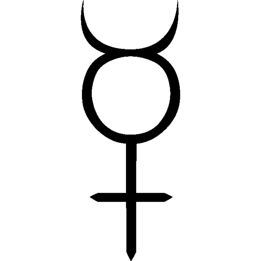 signe-mercure-astrologie Le symbole de Mercure en astrologie