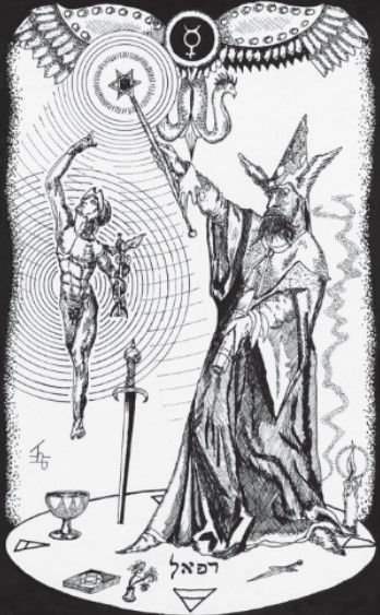La carte du magicien dans le tarot Hermetique