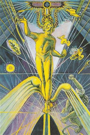 La carte du Magicien dans le Tarot de Thoth