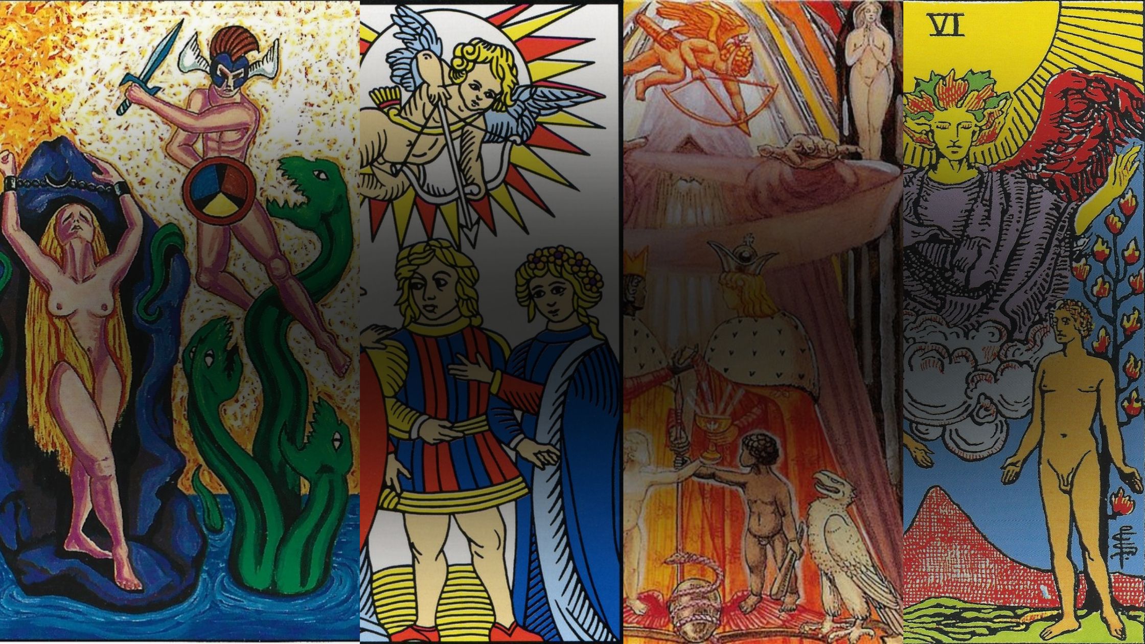 La carte des Amoureux dans le Tarot
