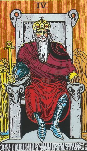 empereur-tarot-rws La carte de l'Empereur dans le Tarot Rider-Waite-Smith