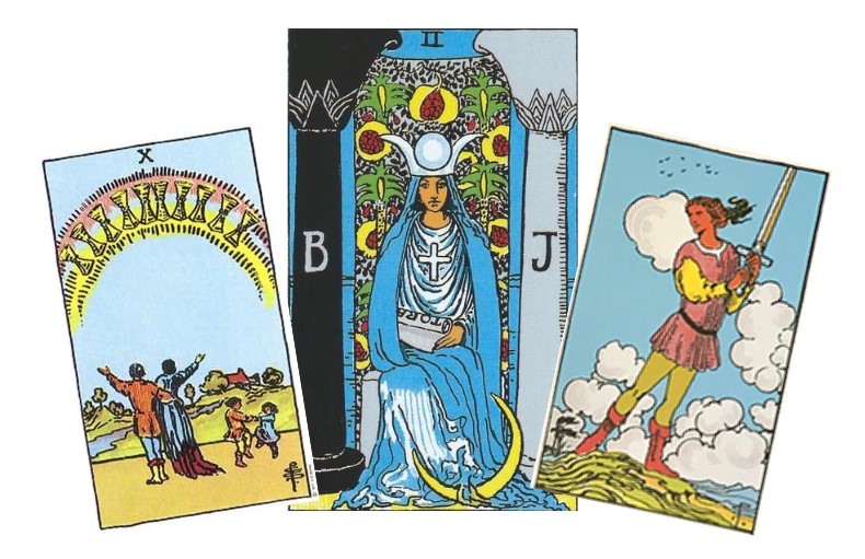types-de-cartes Interprétation de la croix celtique selon le type de carte