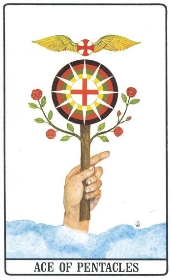 L'As de Pentacle dans le Tarot du Golden Dawn