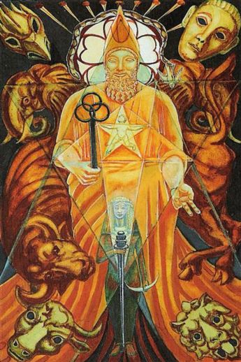 Le Hiérophante dans le Tarot de Thoth