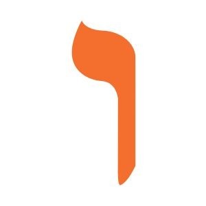 Lettre hebraique Vav