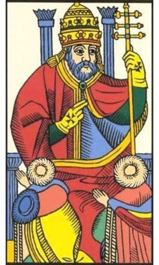 Le Pape dans le Tarot de Marseille