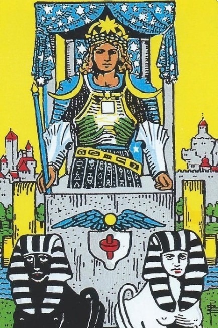 le-chariot-tarot-rider-waite-smith La carte du Chariot dans le Tarot Rider-Waite-Smith