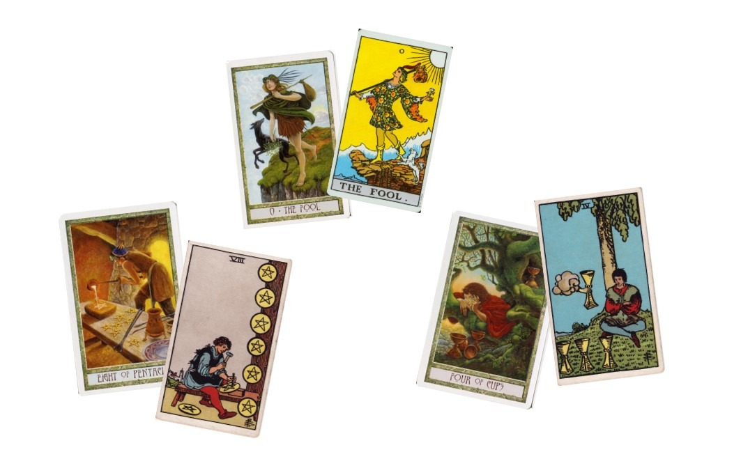 Comparaison des similarités entre le tarot Rider-Waite-Smith et le Druidcraft