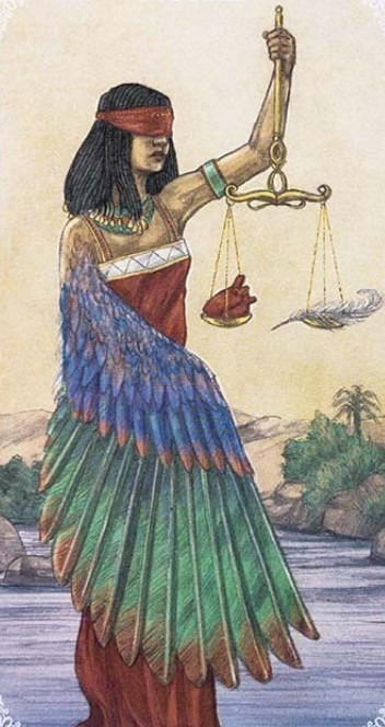 La carte de la Justice dans le Tarot Ostara