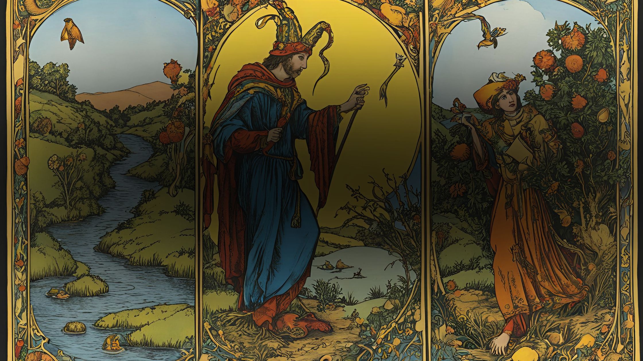 Le voyage du Fou dans le Tarot