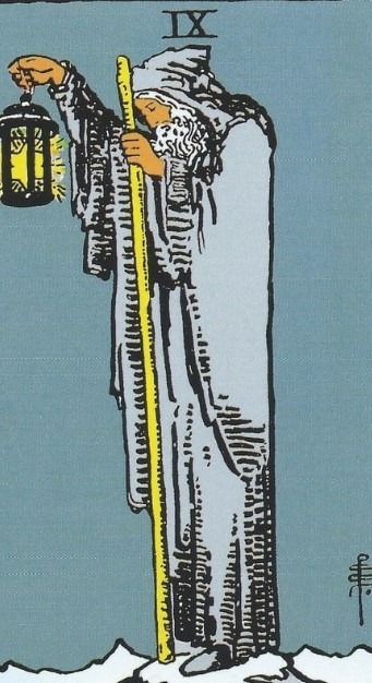 ermite-tarot-rider-waite-smith L'Ermite dans le tarot Rider-Waite-Smith