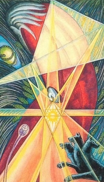 ermite-tarot-thoth L'Ermite dans le tarot de Thoth