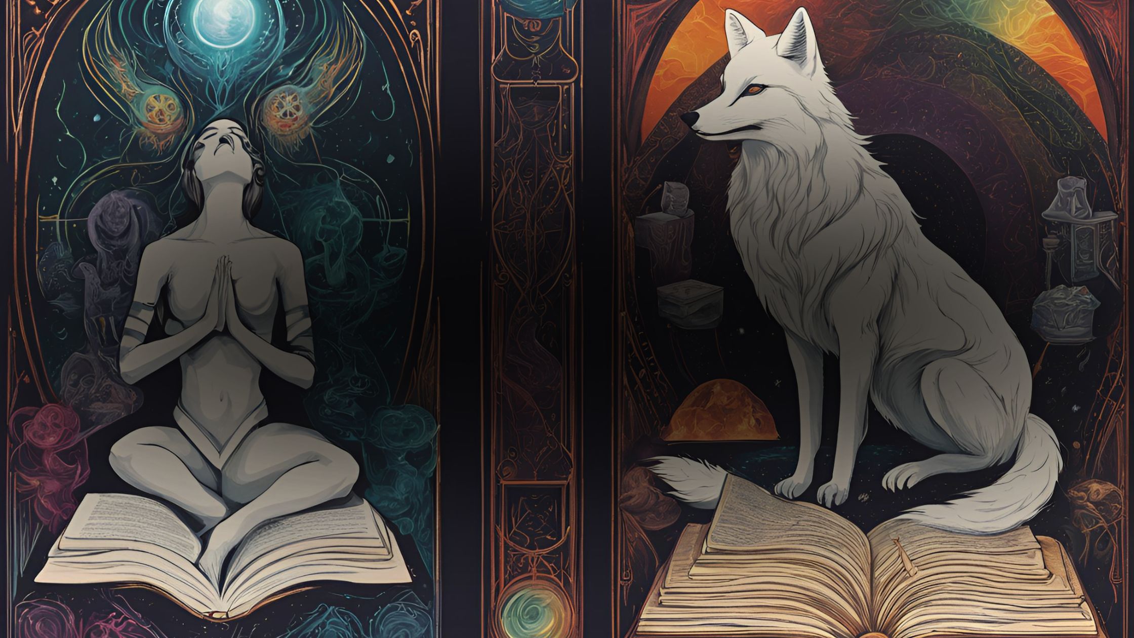 Renard blanc, diable zen et la voie du milieu
