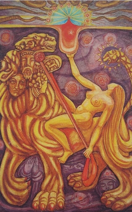 la-force-tarot-thoth La Force dans le tarot de Thoth