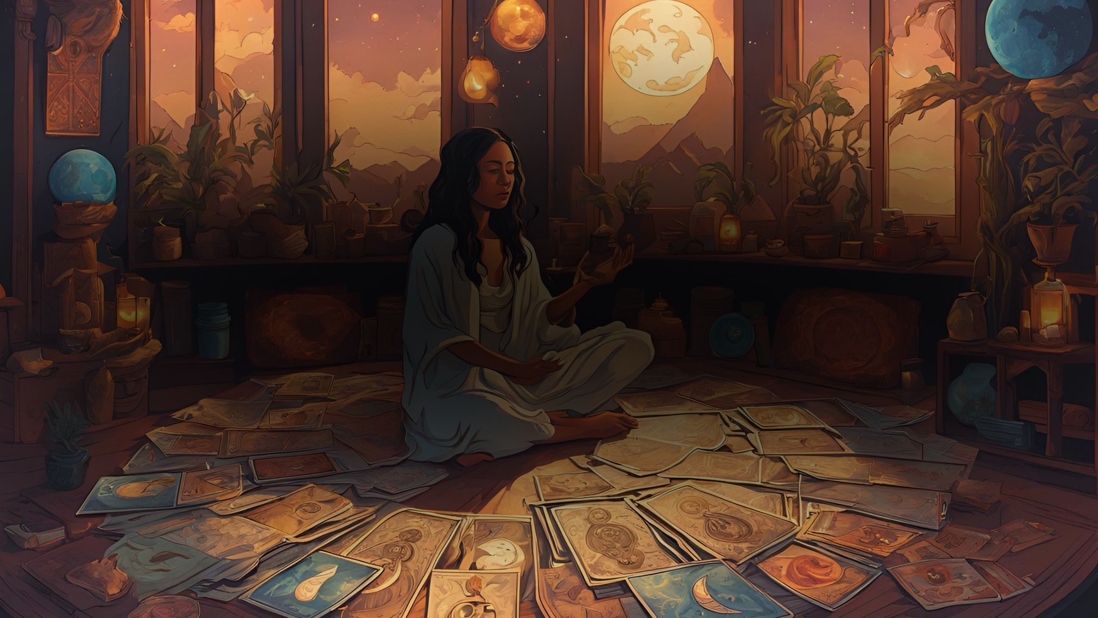 Tes cartes de tarot de naissance