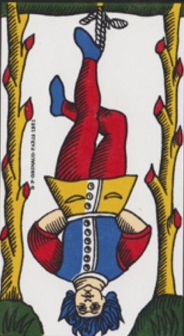 La carte du Pendu dans le Tarot de Marseille