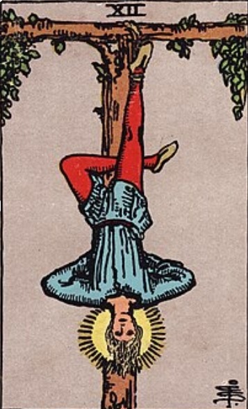 La carte du Pendu dans le Tarot Rider Waite Smith