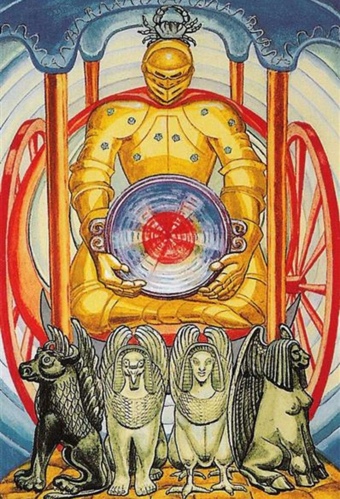 Le Chariot dans le Tarot de Thoth