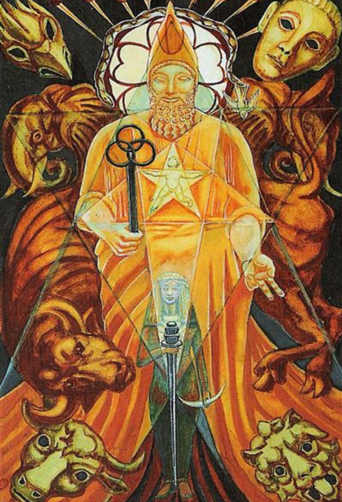 Le Hiérophant dans le Tarot de Thoth