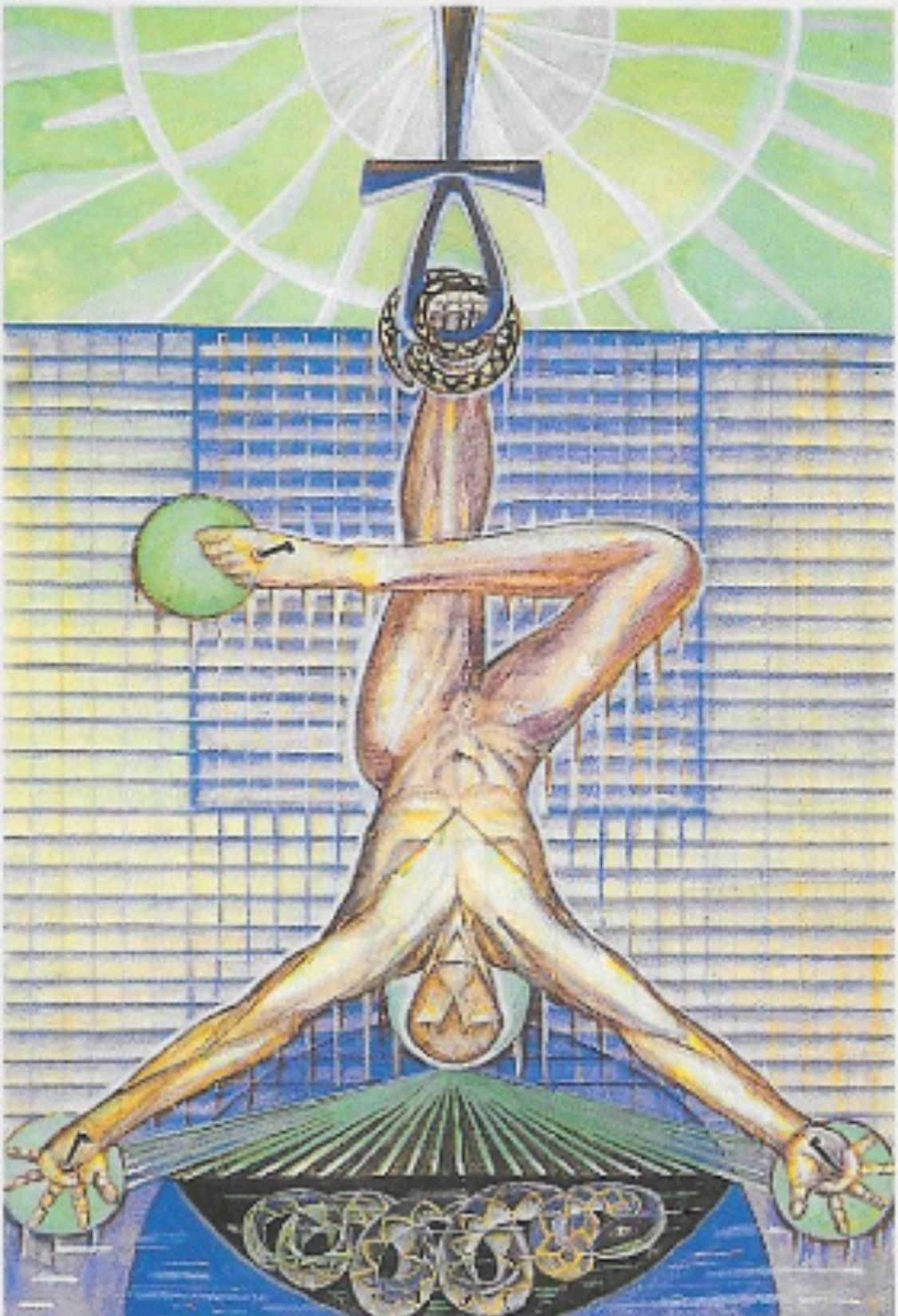 Le pendu dans le Tarot de Thoth