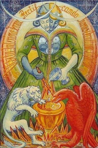La Tempérance dans le tarot de thoth