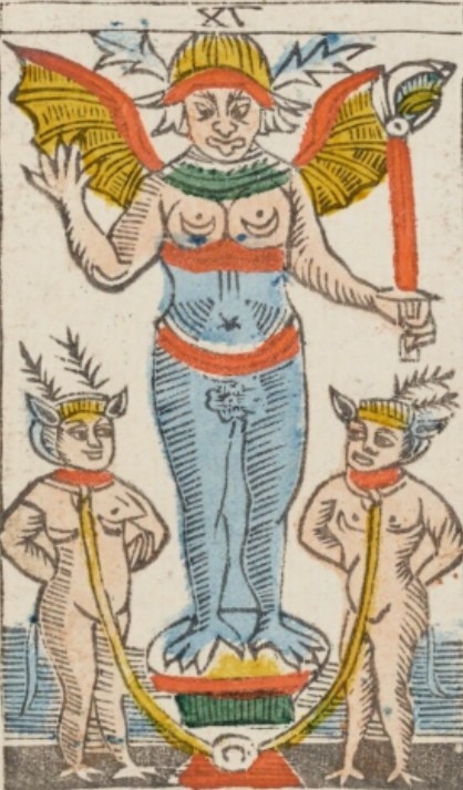 Le Diable dans le tarot de Marseille