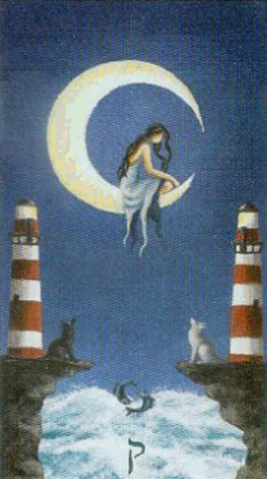la-lune-tarot-sun-and-moon La Lune dans le Tarot Sun and Moon