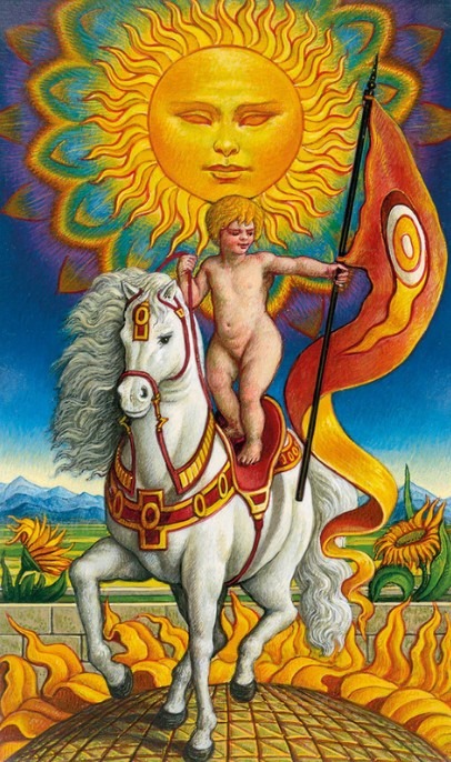 Le Soleil dans le Tarot Pre-Raphaelite