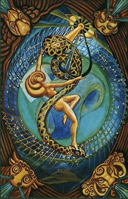 Le Monde (l'Univers) dans le Tarot de Thoth